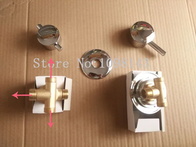 3 Ways Separate Screw Style shower mixer , 2/3/4/5 ways shower room mixing valve,  Bathroom  faucet mixer