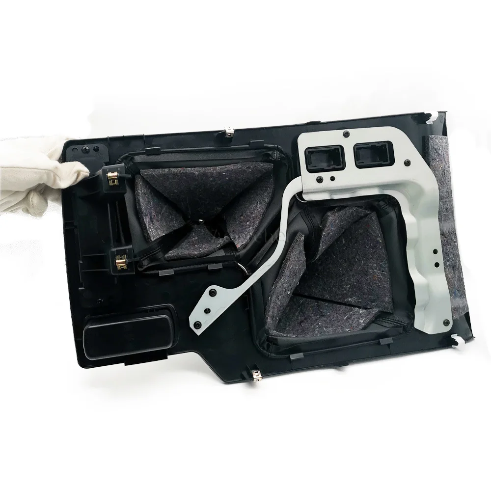 Fit For Toyota Land Cruiser FJ100 LC100 Car Center Console Wooden Gear Shifter Panel Accessories 58804-60111 Black/Peach