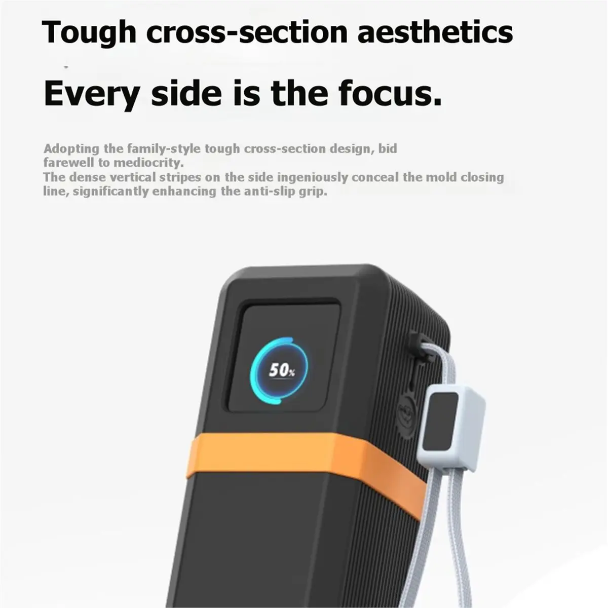 A64I Silicone Case for Nexode 200W Power Bank 25000mAh, Shockproof Cover with Precise Cutouts