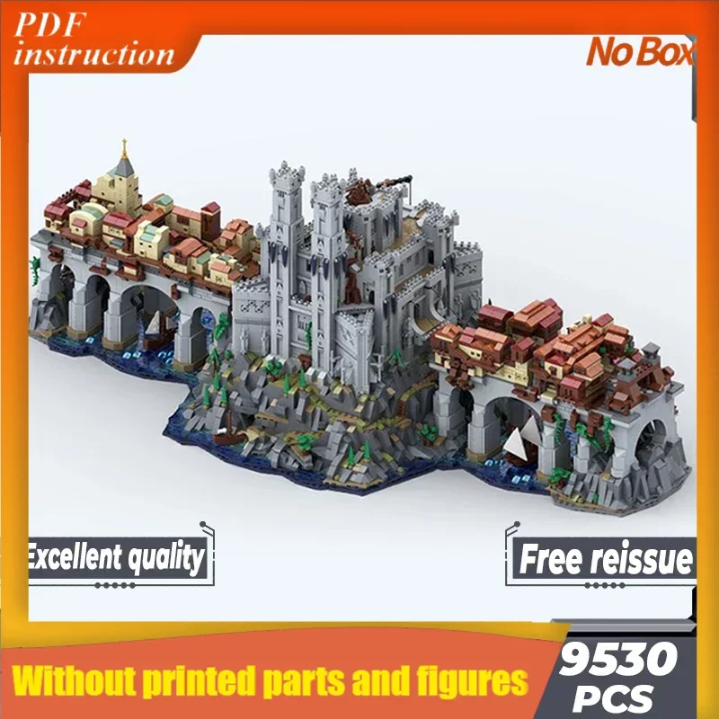 Popular Game Castle Model Moc Building Bricks Badu Gate Fortress Technology Modular Blocks Gift  Toys DIY Sets AssemblyChristmas