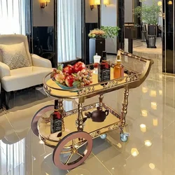 Hotel Handcart, Restaurant, Stainless Steel Dining Cart, KTV, Liquor Cart, Tea Cart, Home Cake Shop, Coffee Shop, Service Cart