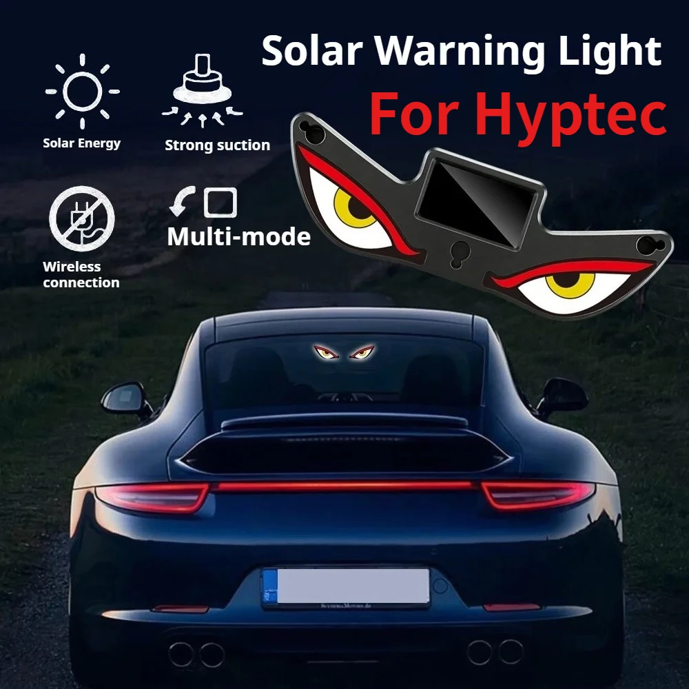 Solar Powered Car Neon Light For Hyptec GT HT SSR HL A800 S600 Wireless Cool DEMON EYE Led Suction Cup Atmosphere Breathing Lamp