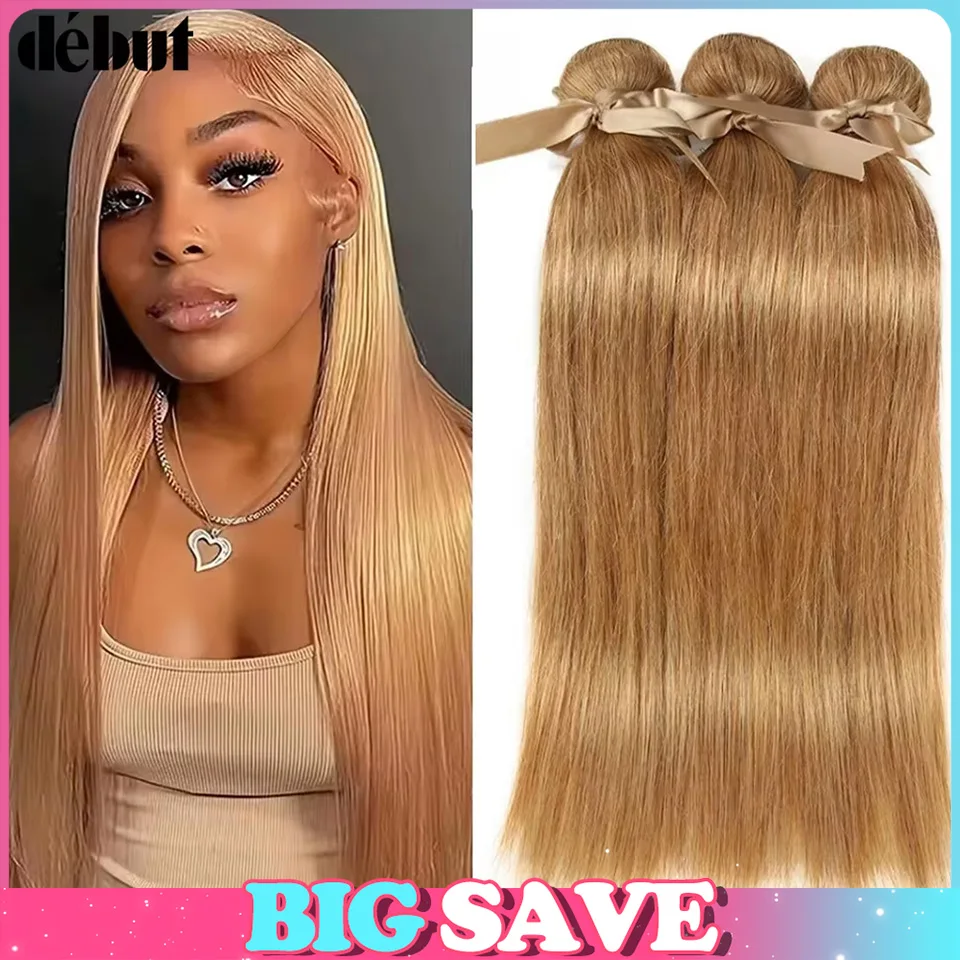 

Debut Peruvian Honey Blonde 27 Color Mink Straight Hair Natural Remy Straight Hair Weave Bundles 10 To 26 Inches Hair Extension