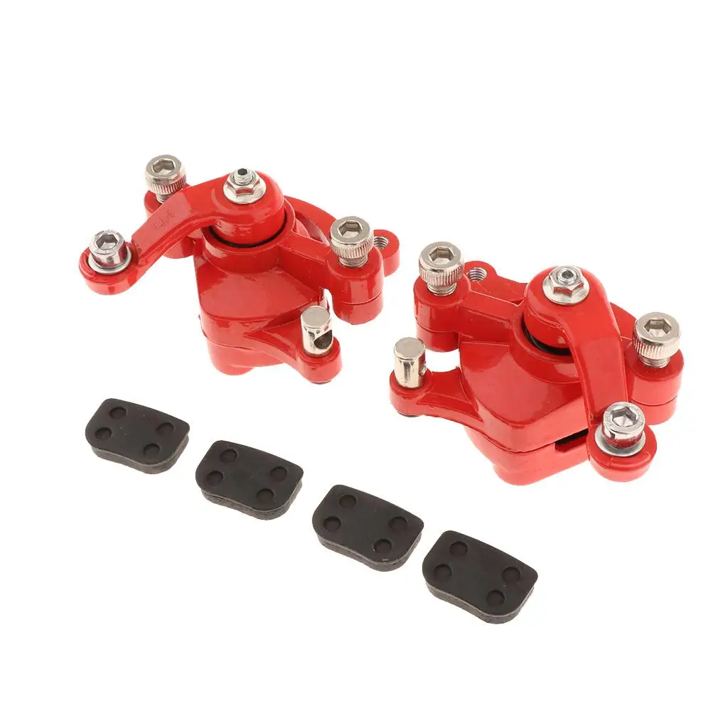 Hydraulic Disc Brakes Calipers for Pocket Bike,Go Kart with Glazed Surface