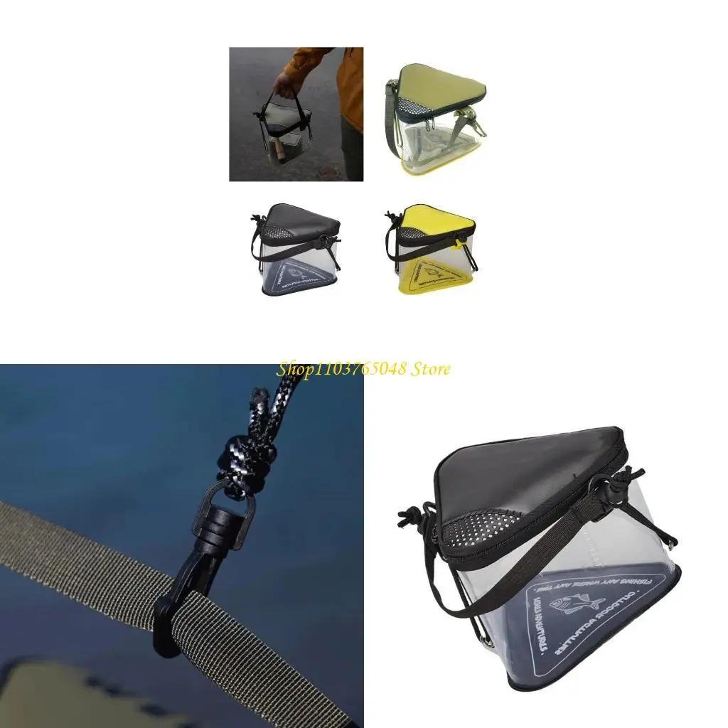 

R53E Прозрачный живой рыба -ковш -ковш Треугольник Рыбалка