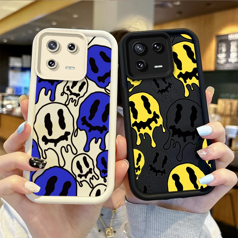 

Ghost Face Scream Halloween Cartoon Phone Case for XiaoMi 14 13 12 11T Pro 13 12 11 Lite Poco F6 F5 X5 X3 Pro TPU Silicone Cover
