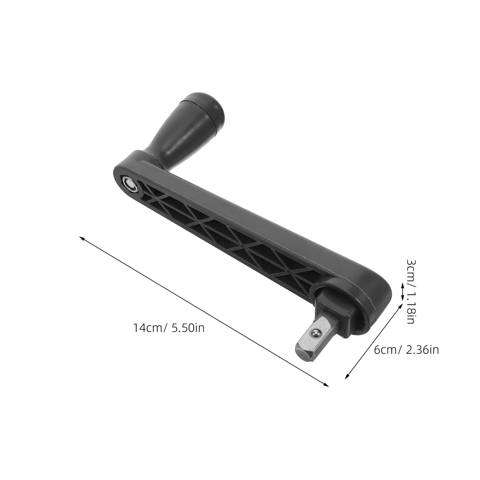 مظلة فناء خارجية بمقبض كرنك، جزء بديل شديد التحمل لظل الشمس، تحكم بزاوية قابلة للتعديل للاستخدام المريح #3