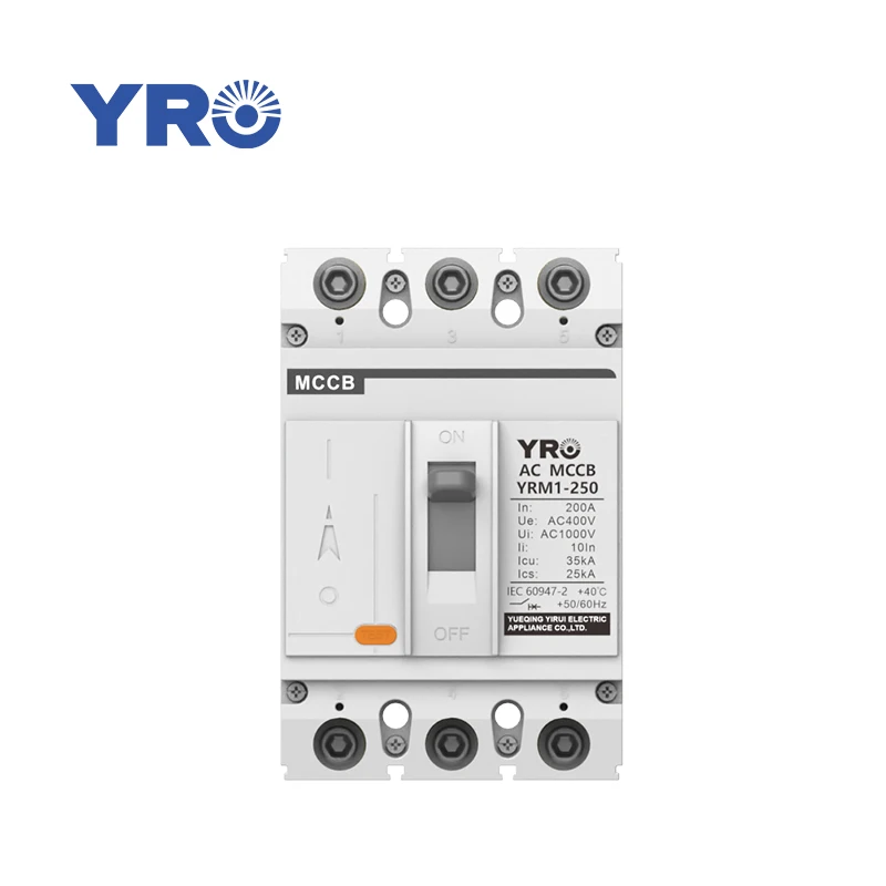 125A AC MCCB Moulded Case Circuit Breaker 63A 100A AC230V 2P Single phase 3P AC400V three-phase