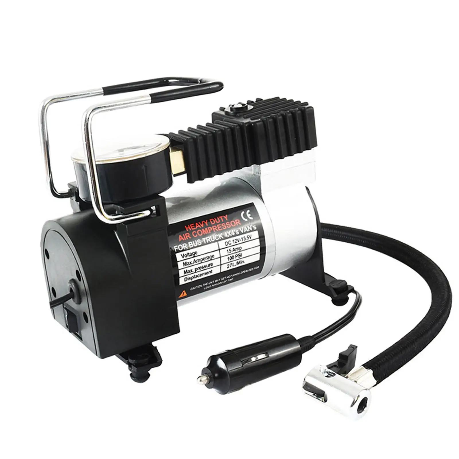 Cordless Electric Air Compressor 12V Car Tire Inflator Fast Inflation High Pressure Pump for Cars and Suvs