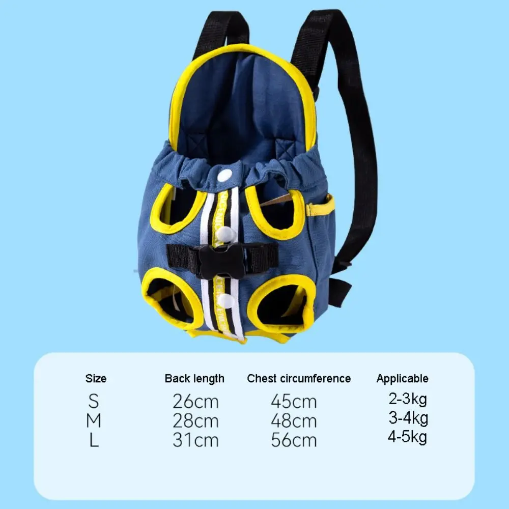 Dog Carrier Front Backpack Portable Puppy Shoulder Bag Breathable Outdoor Travel Cat Hanging Bag Comfortable Pet Supplies