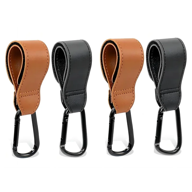 AT05-Multipurpose Stroller Clips, 4PCS Hook Accessories For Diaper Bags, Pet Carts, Grocery Shopping Bags