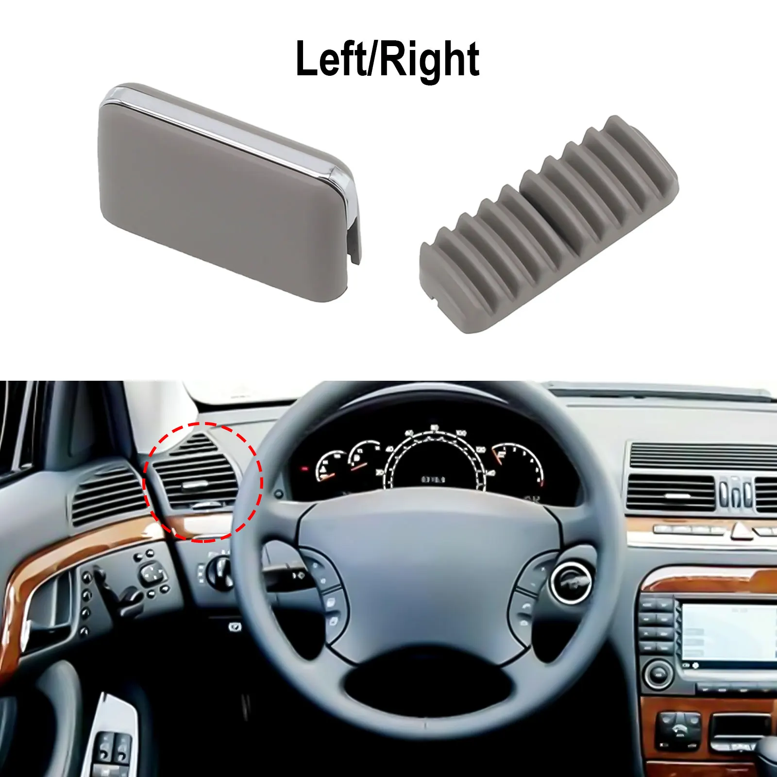 

Зажим для вентиляционной решетки кондиционера 2208300554 для Mercedes-Benz ​ Для S300, для W220 1998-2005, пластиковая внутренняя накладка (левая или правая), замена.