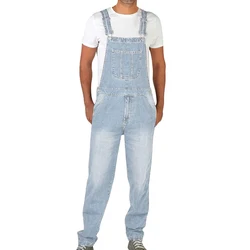 High quality fashion trend menswear spring/summer new Straight loose cotton baggy jeans overalls for Youthful vigor men