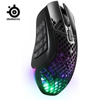Original SteelSeries Aerox 9 Wireless RGB Gaming Mouse 18 Buttons Bluetooth/2.4 GHz Wireless 18K DPI TrueMove Air Optical Sensor