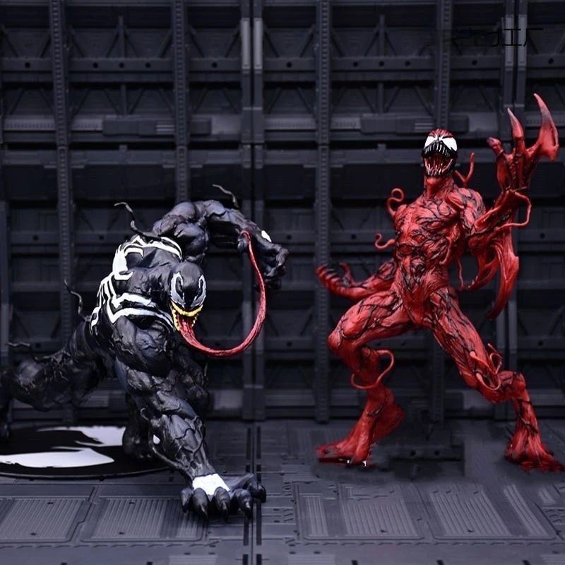 Venom: Let There Be Carnage Venom Massacre Garage Kit Pvc Material Movie Character Model Desktop Ornament Birthday Kids Toy Gift