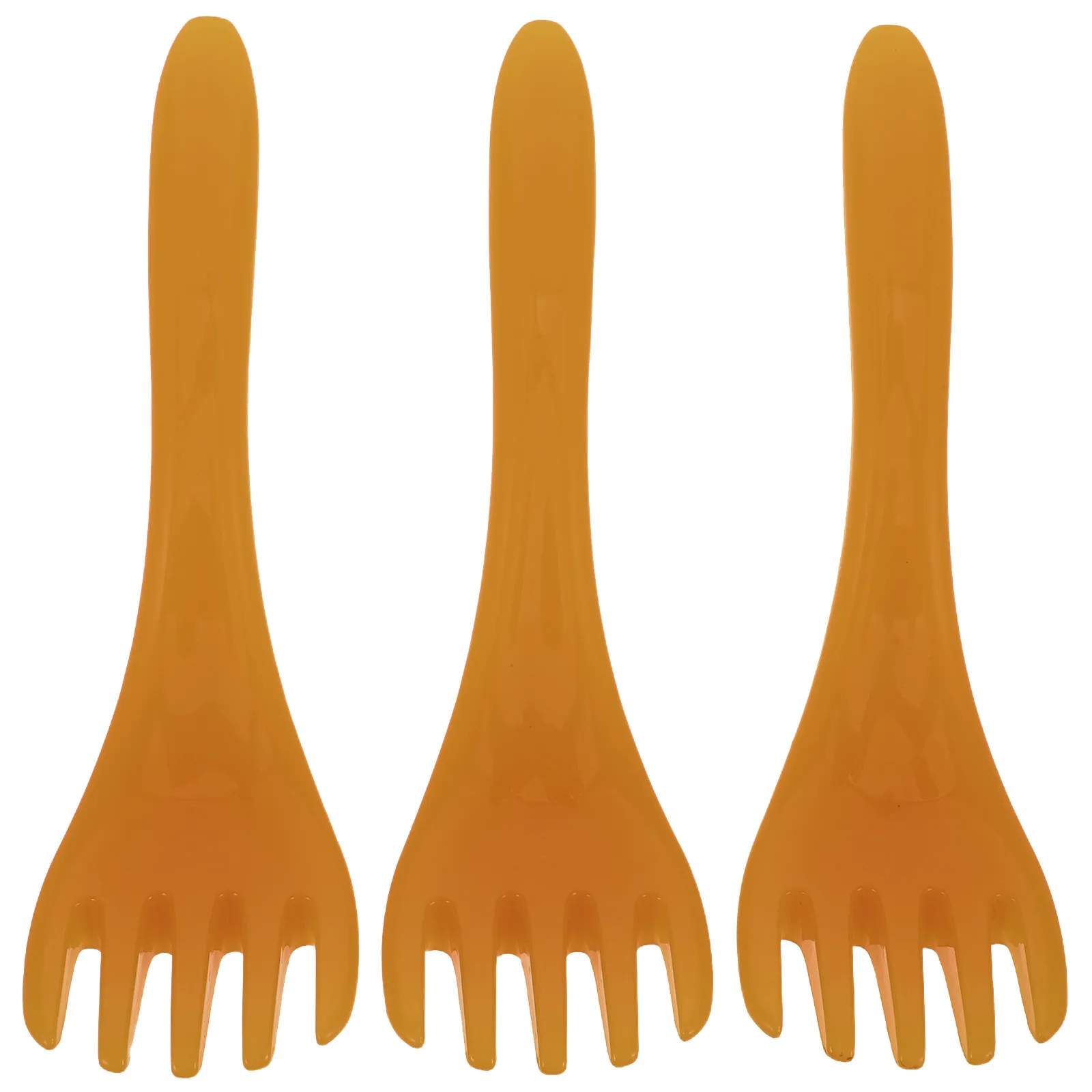 3Pcs Scalp Massagers Resin Five Claw Handheld Deep Meridian Massage Tool Portable Head Scratcher Spa Comb Scalp Massage Comb Set