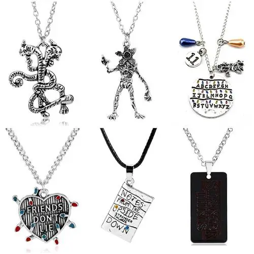 جديد وصول أشياء غريبة لمبة قلادة بحرف Nelace الفيلم تحت عنوان Faion مجوهرات طبقة واحدة العلامة التجارية أخرى