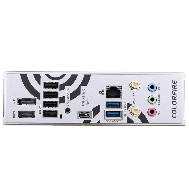 Imagem -04 - Colorfire B760m-meow Wifi d5 Laranja Intel B760 Ddr5 Dimms M.2 Slots 2.5g Wi-fi Orange Cat Argb Pcie 5.0 Placa-mãe