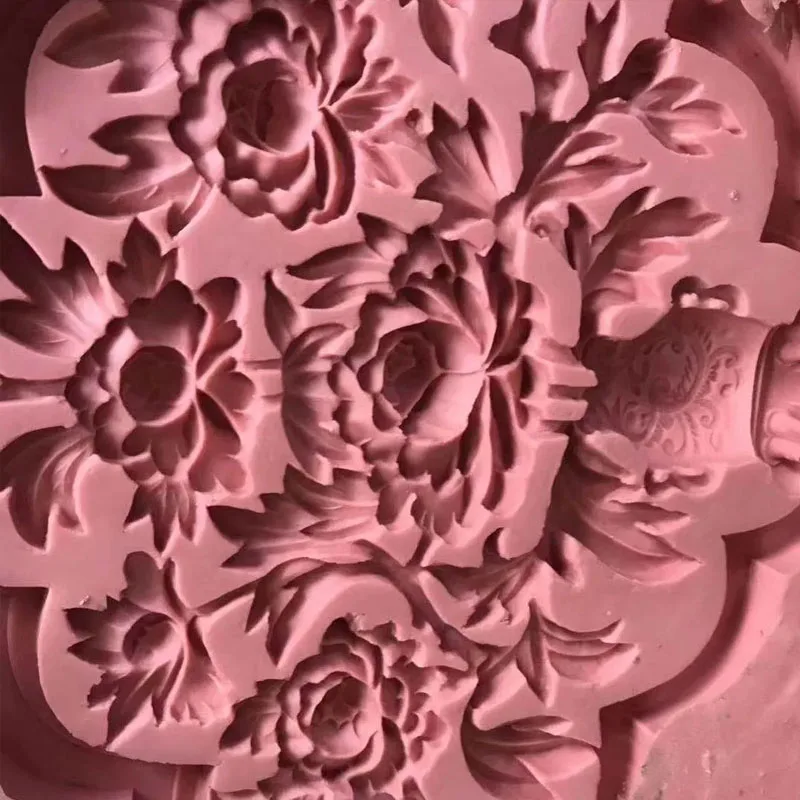 Silicone Rubber To Make Molds, 500/1000g Handmade Customization High Temperature Resistant Tear Resistant Red Liquid MOLDING