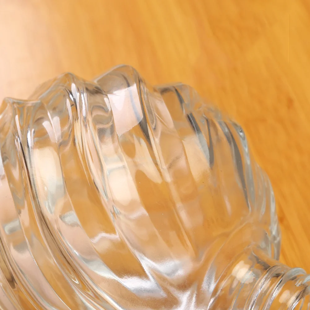 

270ml Glass Pump Bottle Refillable Empty Perfume Subpackage for Women Travel Home Use Large Size Silver Portable