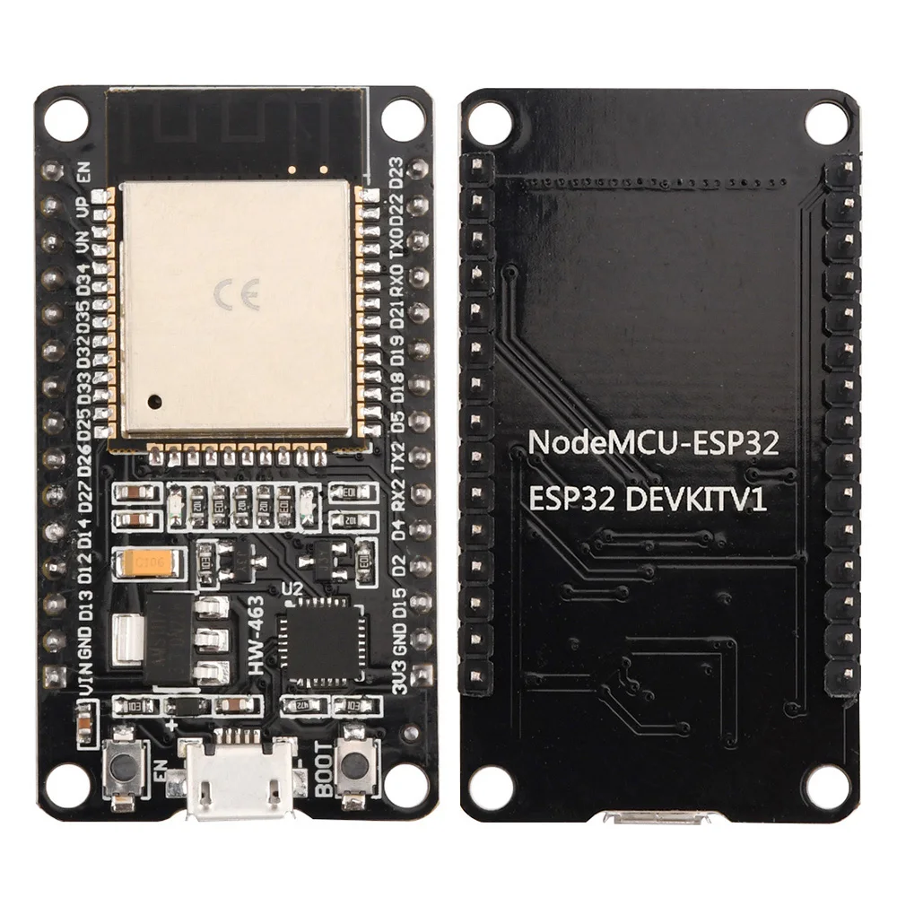 3Pcs ESP32 ESP-WROOM-32 Development Board CP2102 Micro USB Interface Pre-soldered 30Pin Header 0.96 Inch OLED Screen PCB Antenna WiFi Bluetooth IoT Module for Smart Home DIY Electronic Project