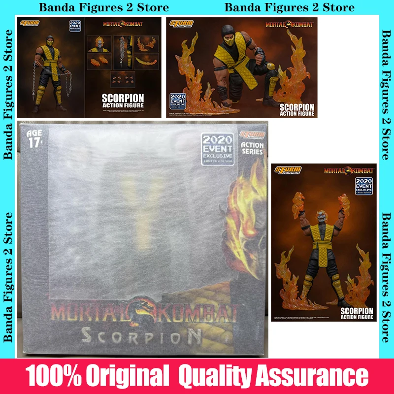 100% оригинальная коллекционная фигурка Storm Collectibles Mortal Kombat VS Series Scorpion в масштабе 1/12, эксклюзив SDCC 2020, в наличии, модель аниме-фигурки
