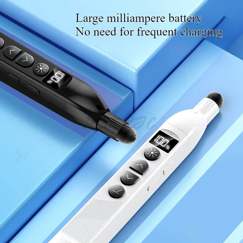 Teaching Whip Remote Control Pen PPT Business Presentation Speech Multi Functional Telescopic Page Flip Pen Red Laser