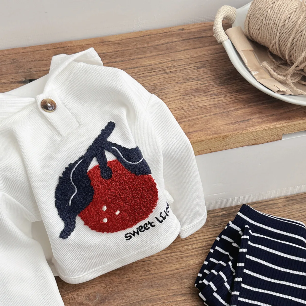 Baby Boys Clothes Winter Warm Infant Suit Set Hawthorn Hooded Top Pants Kids Children Clothing Girl Long Sleeve Tracksuit 2Pcs
