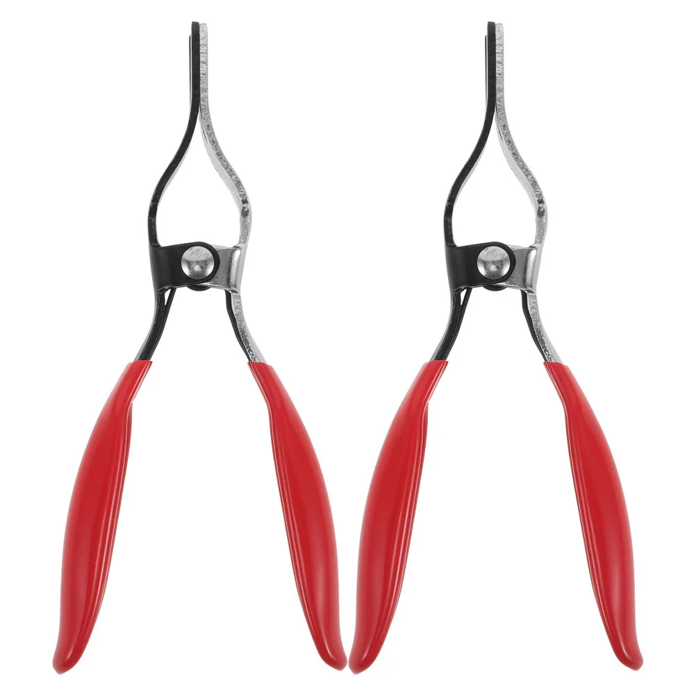 

2pcs Separator Pliers For Automotive Fuel Lines Chrome Tangsten Steel Quick Disconnect Tool Hose Removal Pliers Set Motorcycle