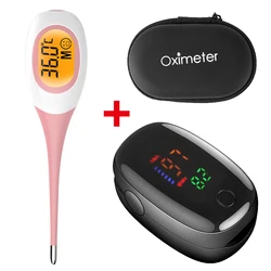 Electronic Thermometer 8 Seconds Fast Measurement For Adults Children Soft Head Oral Cavity Armpit ℉/℃ Thermometer