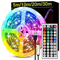 RGB Led Strip Lights with Remote Control Luces Led Room Light USB Flexible Ribbon for Room Decoration TV Backlight Diode Tape