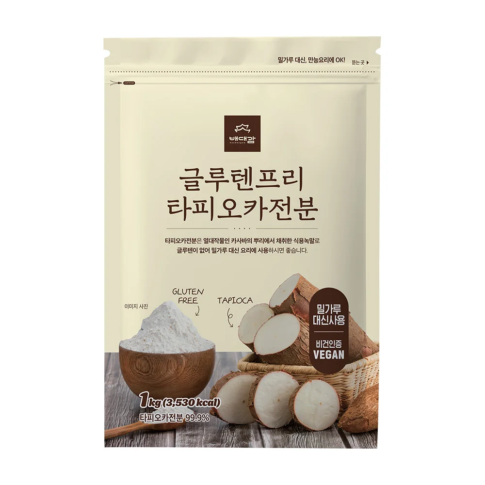 Almidón de tapioca sin gluten Badegam 1kg