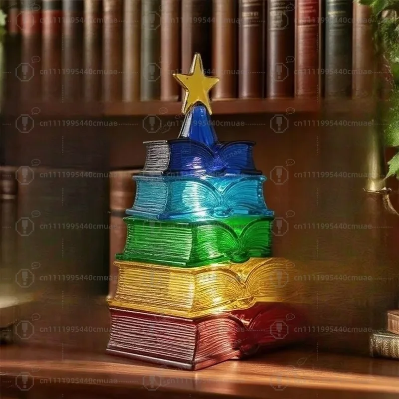 Cross-border new arrivals Amazon Christmas decorations stacked Christmas tree table ornaments Christmas toys small gifts view 3