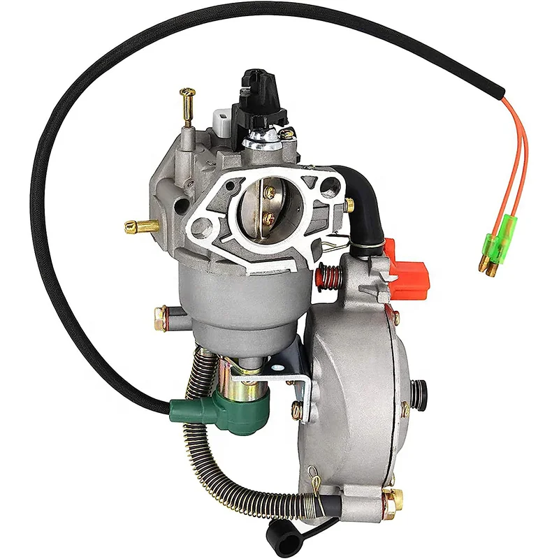 Motorcycle Carburator Gasline Engine Spare Parts Dual Manual LPG CNG 188 Carburetor Fit GX390 188F GX420 190F 11HP 13HP