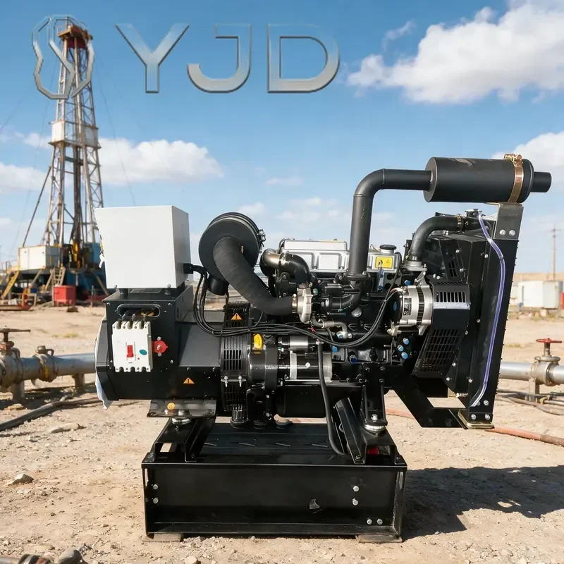 YJD 40kW 60kW 80kW Factory Direct Open Frame Industrial Diesel Generator 400V 1500RPM High Torque Power Supply Genset