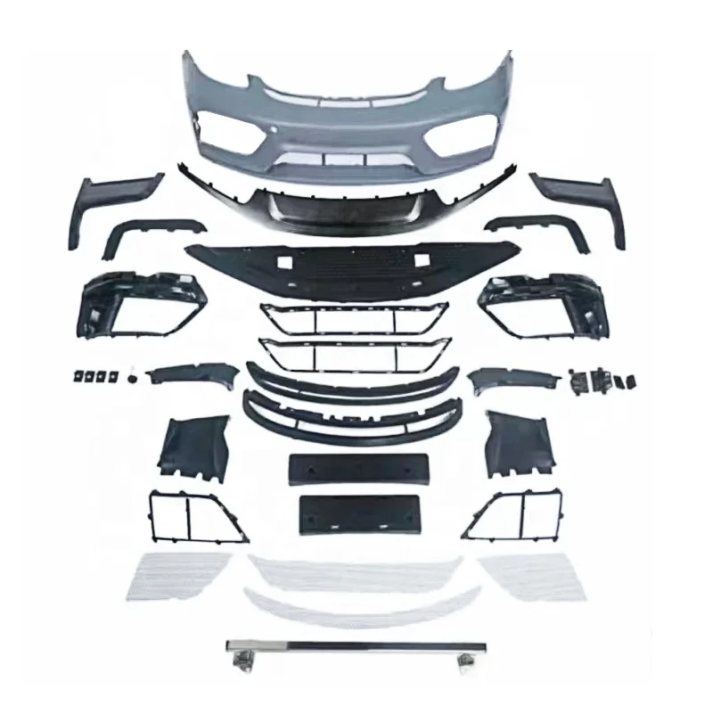 

Hot Selling Body Parts GT4RS Style Front Bumper Rear Diffuser Exhaust Body Kit for 718 Cayman Boxster