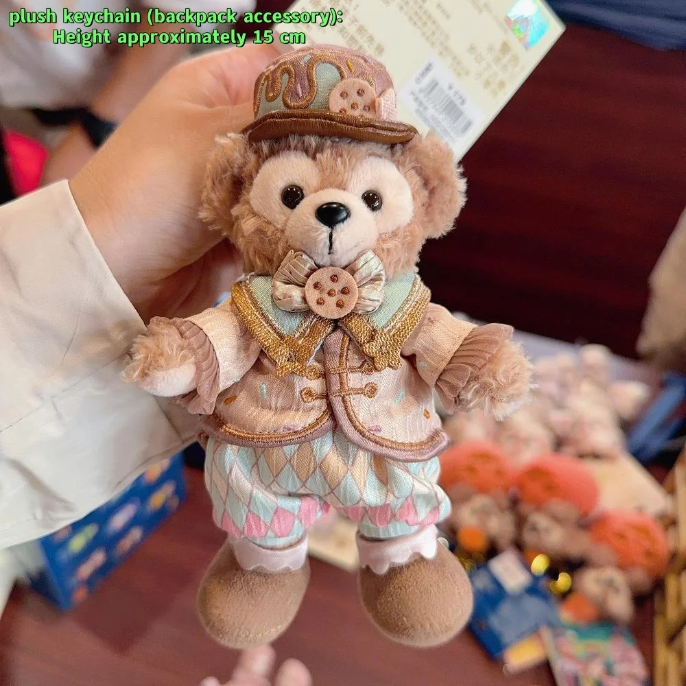 

Disneyyland 2025 Celebration, ограниченная серия, плюшевый брелок Duffy с плюшевой фигуркой на плечах в праздничном сувенире/подарок