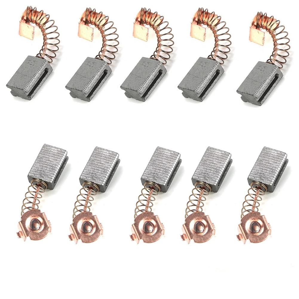 10 Pack Carbon Brushes 5x8x12mm for Angle Grinder G720 to Enable Motor Brush Replacement and Operational Consistency