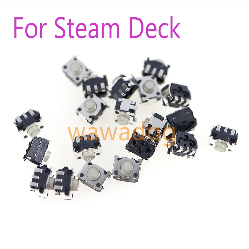 200pcs Microswitch Button For Steam Deck Repair Kit L R Left Right Button Shoulder Trigger Keys Replacement Parts