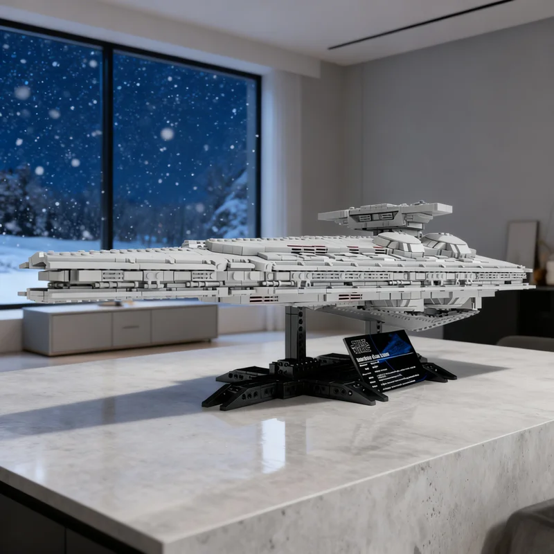 

4142pcs MOC Interdictor Class Cruiser Star Battle Model Building Blocks Architecture Toys Christmas Gifts Education Kids Brick