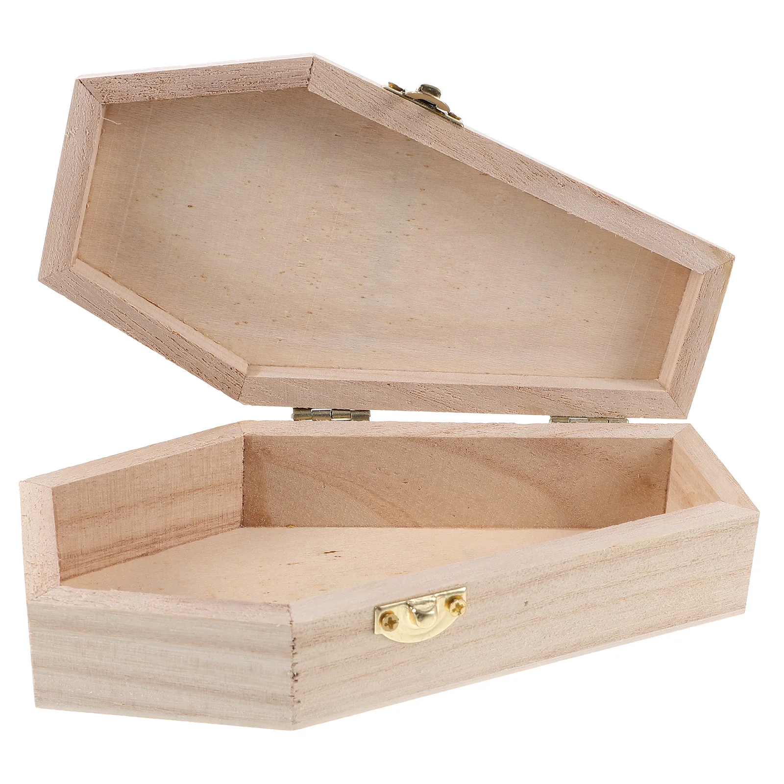 

Gothic Wooden Box Hexagonal Jewelry Container Lightweight Storage Solution For Accessories Sundries Keepsake Box