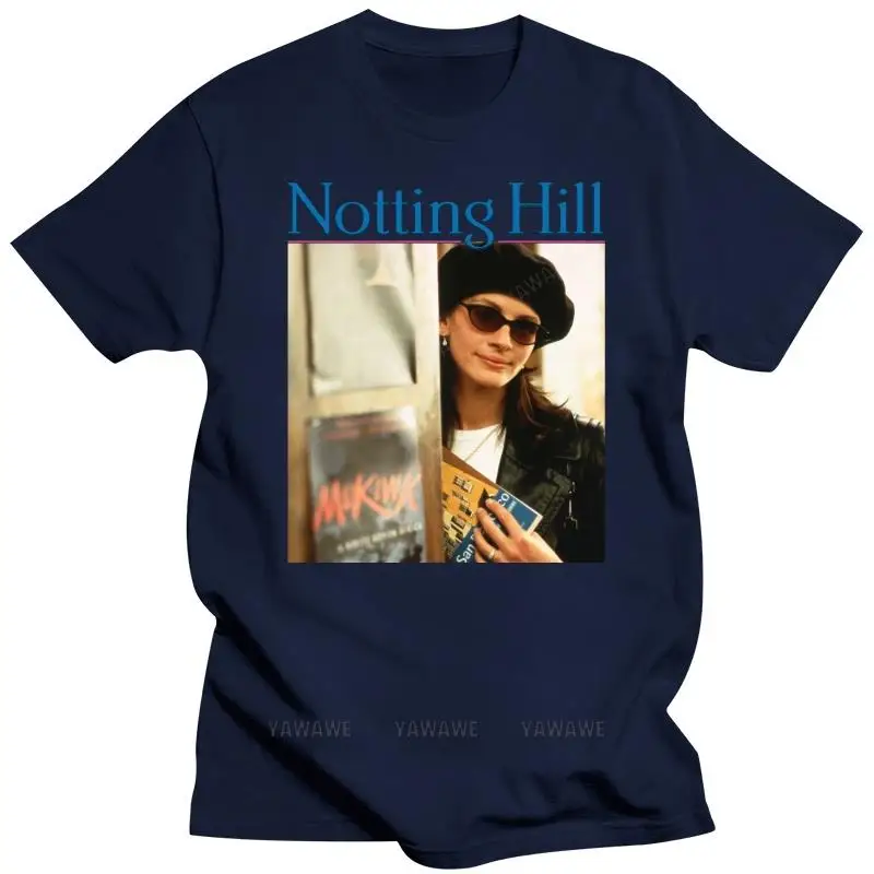 New arrived Vintage T Shirt Notting Hill Women Unisex TShirt Natural color DTG Print S M L XL 2XL 3XL 4XL 5XL brand tee-shirt