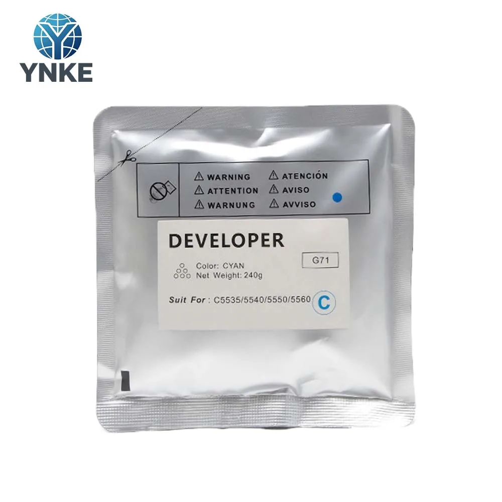 1Set GPR-55 C-EXV51 NPG71 Developer For Canon ImageRunner ADV C5535 C5540 C5550 C5560 High Quality Developer Powder Carrier