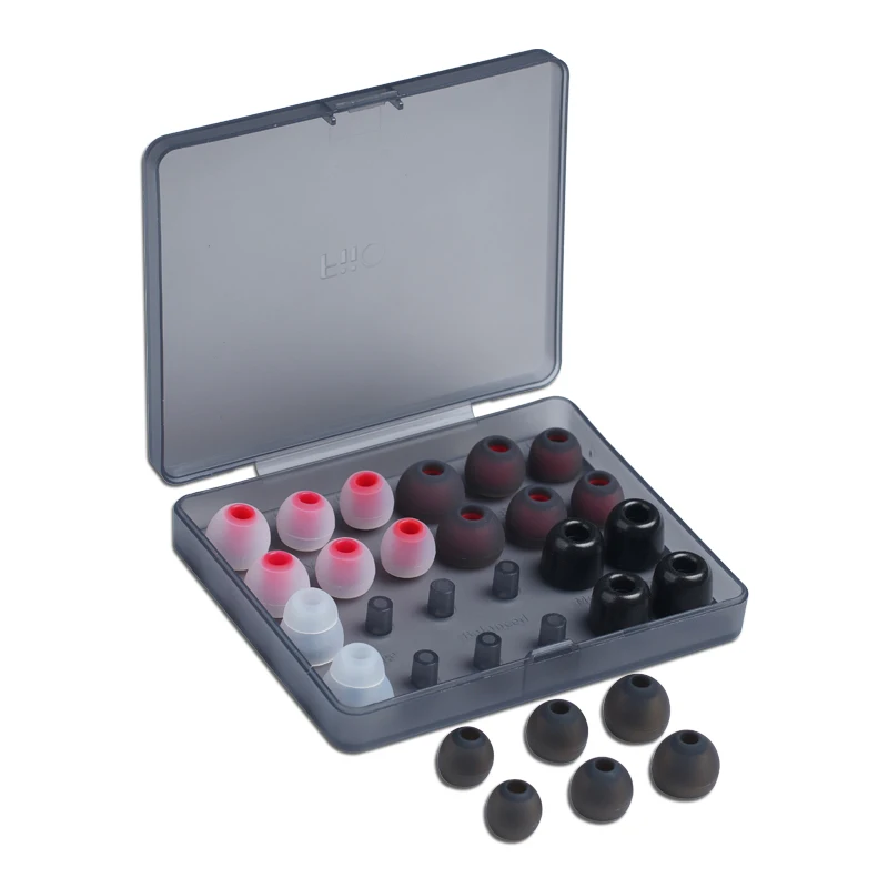 FiiO HS19 Silicone Replacement Ear Tip Pack Eartips 12 pairs