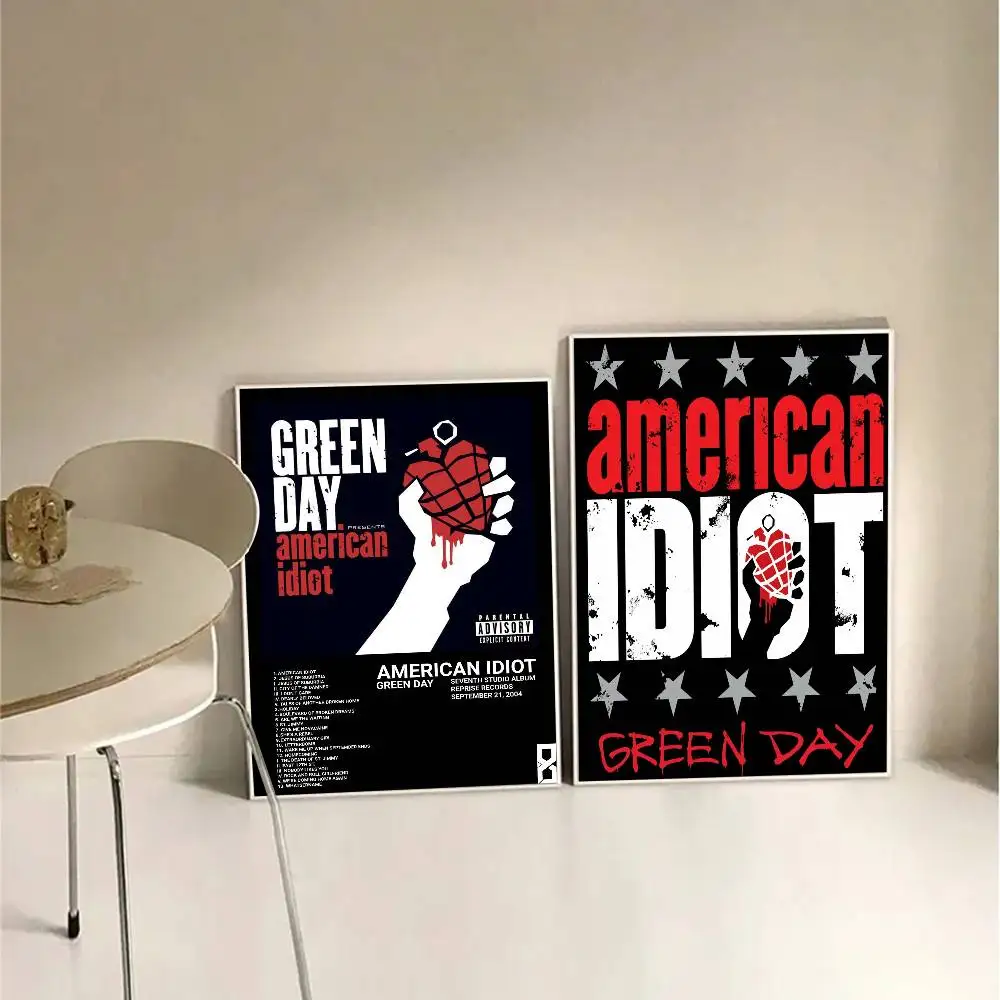 G-الأخضر D-Day الأمريكية الأحمق الفيلم المشارك ذاتية اللصق الفن ورق مقاوم للماء ملصق مقهى بار غرفة جدار ديكور