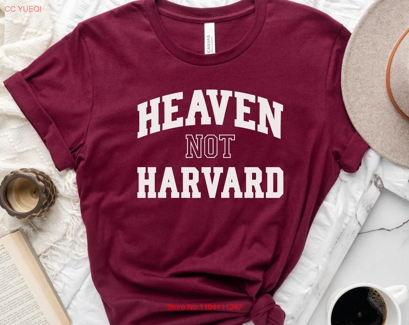 

Футболка для мамы Heaven not Harvard Homeschool с длинными или короткими рукавами