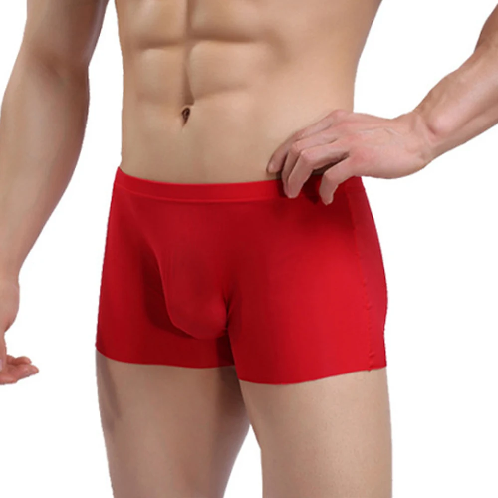 Boxers Briefs Mens Shorts Trunks Ultra-thin Sheer Underpant Underwear Accessories Breathable Comfortable M-2XL