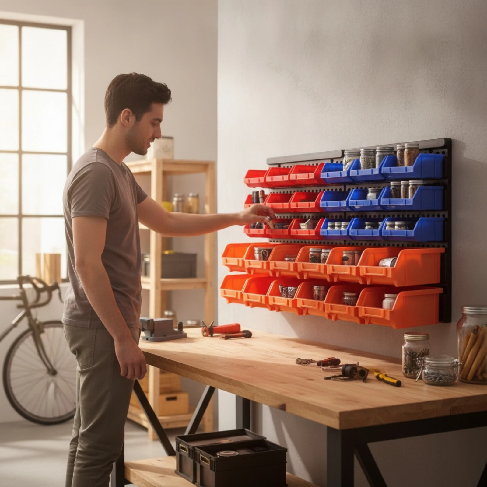 Home Improvement Binford Tools - Conjunto de 30 Peças: Organizadores de