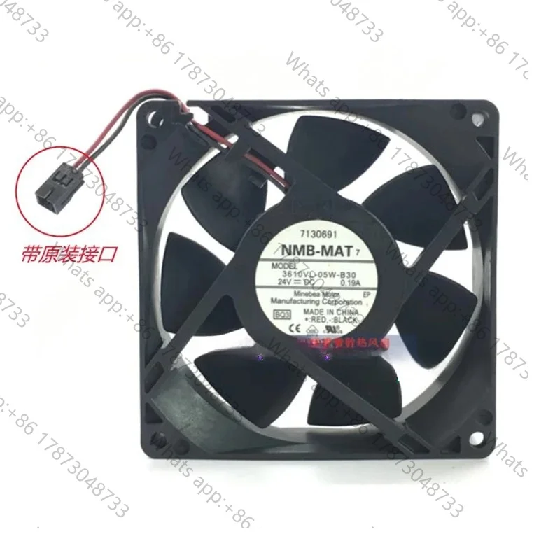 Tool PartsOriginal authentic 3610VL-05W-B30 9cm 9025 24V 0.19A 2-wire inverter fan
