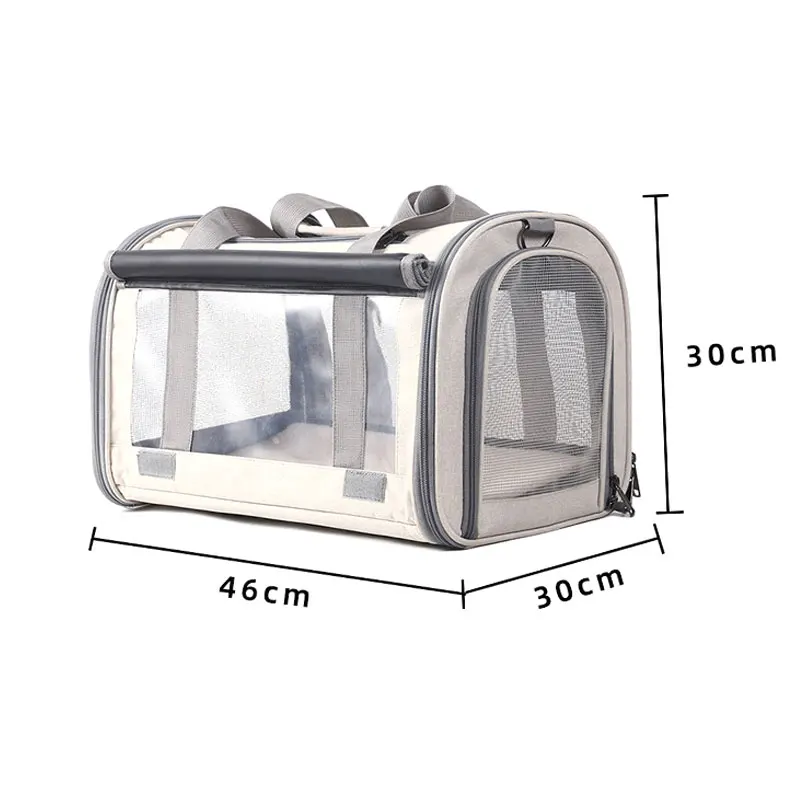 Pet Cat Carrier Bag Waterproof Breathable Foldable Cat Bag Dog Carrier Bags Outdoor Travel Cats Backpack Handbag Pet Supplies